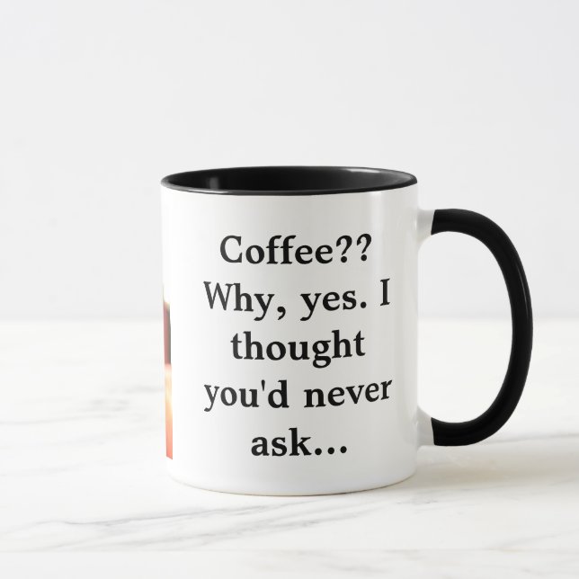 Kaffe?? Därför ja… mugg (Höger)
