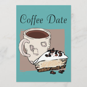 Kaffe Date Inbjudningar