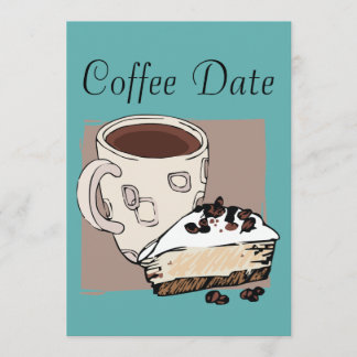 Kaffe Date Inbjudningar