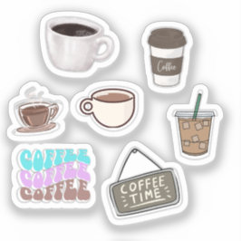 Kaffe-dekaler Klistermärken