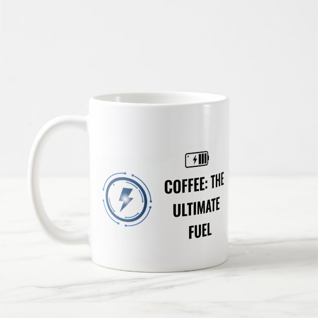 KAFFE: DEN ULTIMATA BRÄNSLEN KAFFEMUGG (Vänster)
