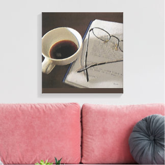 Kaffe Digital olja på canvas