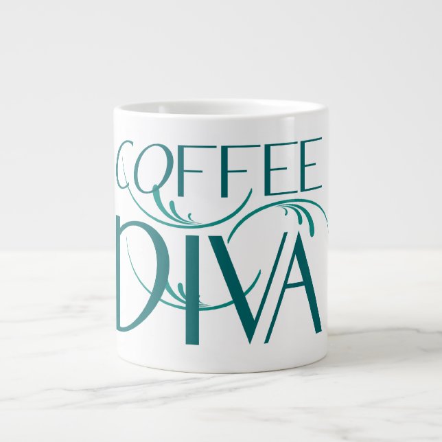 Kaffe Diva Jumbo Mugg (Framsidan)