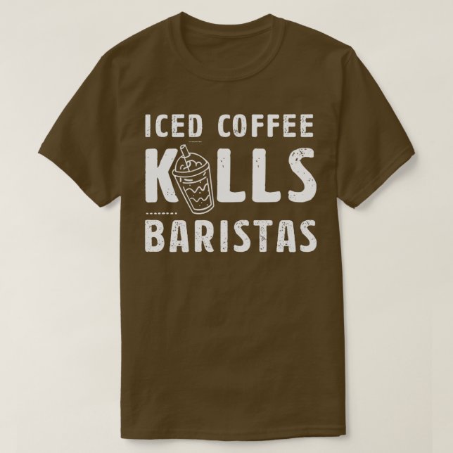 Kaffe-Dödor, Baristas Gift-Idea för kaffe T Shirt (Design framsida)
