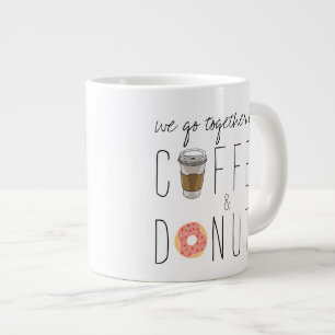 "Kaffe & donuts" Jumbo Mugg