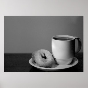 Kaffe & Donuts Poster