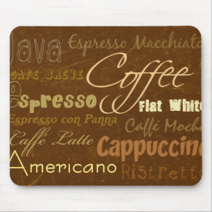 Kaffe dricker Mousepad Musmatta
