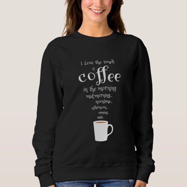 Kaffe Drinker Kärlek köttet av kaffe T Shirt (Framsida)