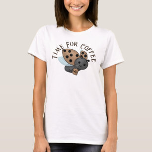 Kaffe Drinking Ladybug T-Shirt