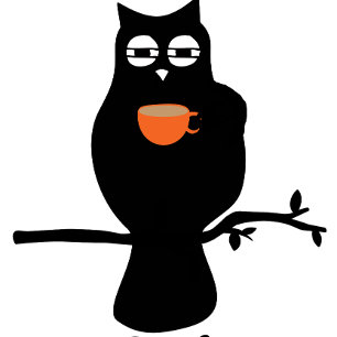 Kaffe Droopy Eyed Uggla Långt Förkläde
