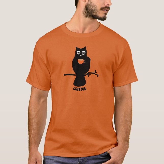 Kaffe Droopy Eyed Uggla T Shirt (Framsida)