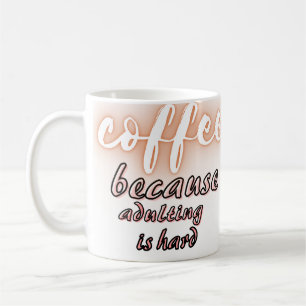 Kaffe eftersom det är svårt att äta upp kaffe kaffemugg