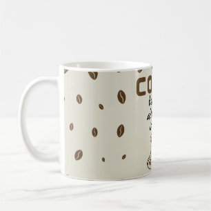 Kaffe eftersom det är svårt att äta upp kaffe kaffemugg