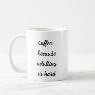 Kaffe eftersom det är svårt att äta upp sig - utby kaffemugg