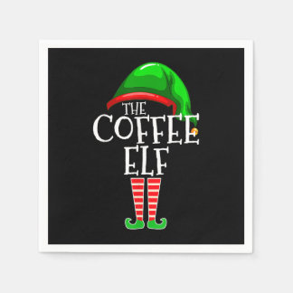 Kaffe Elf-Elf-familjens julhelg-Merry Christma Pappersservett