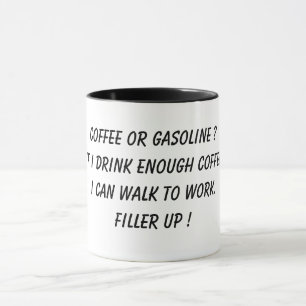 KAFFE ELLER BENSIN ? MUGG