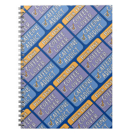 Kaffe eller koffein anteckningsbok