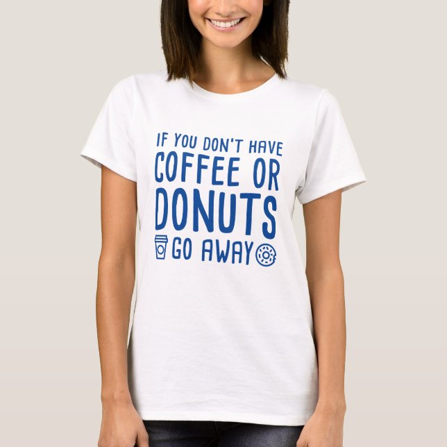 Kaffe eller matavfall t shirt (Framsida)