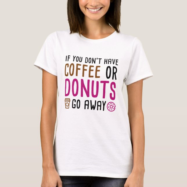Kaffe eller matavfall t shirt (Framsida)