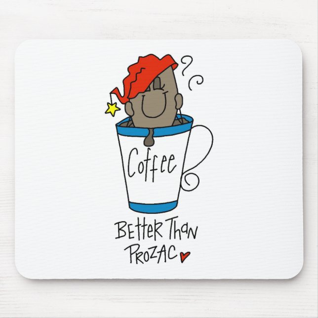 Kaffe eller Prozac Musmatta (Framsidan)
