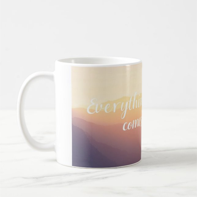 Kaffe eller te med vett kaffemugg (Vänster)