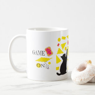 Kaffe eller te mugg tecknad