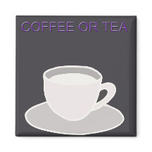Kaffe eller Tea Magnet - Kitchen Magnet