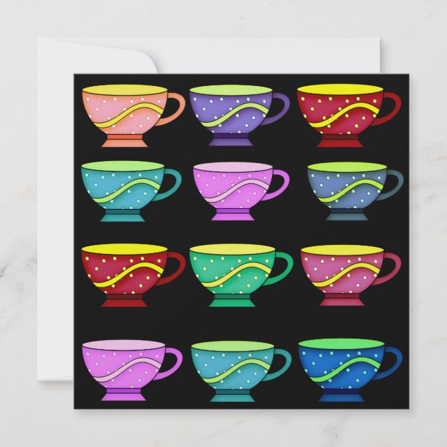 Kaffe eller tea? - SRF Inbjudningar (Framsida)