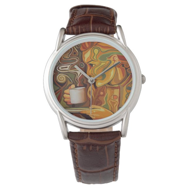Kaffe eller tea Watch Armbandsur (Framsida)