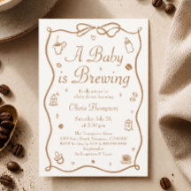 Kaffe En Bebis Bryggs Baby Shower