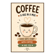 Kaffe En Kram I En Mugg 16x24