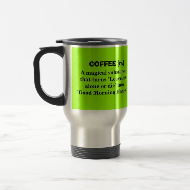 Kaffe - en Magical vikt Resemugg (Vänster)