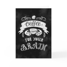 Kaffe en vätskefrukt för hjärnan