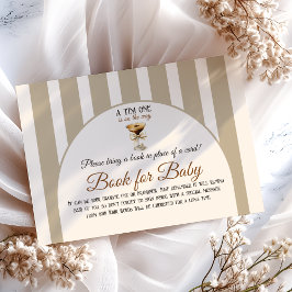 Kaffe Espresso Martini Bow Baby Shower Bok Tilläggskort