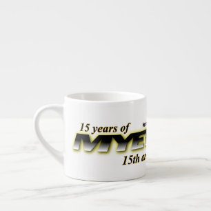 Kaffe (Espresso) Mugg i MYETV - 15 år Espressomugg