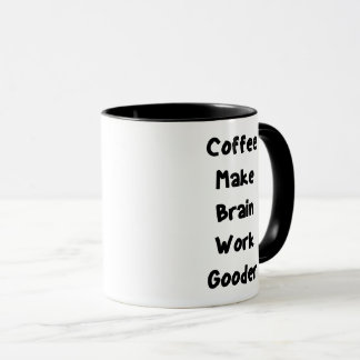 Kaffe Få Hjärnan Att Fungera Bättre Rolig Kaffeäls Mugg