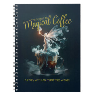 Kaffe Fairy Anteckningsbok