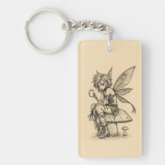 Kaffé Fairy Nyckelring