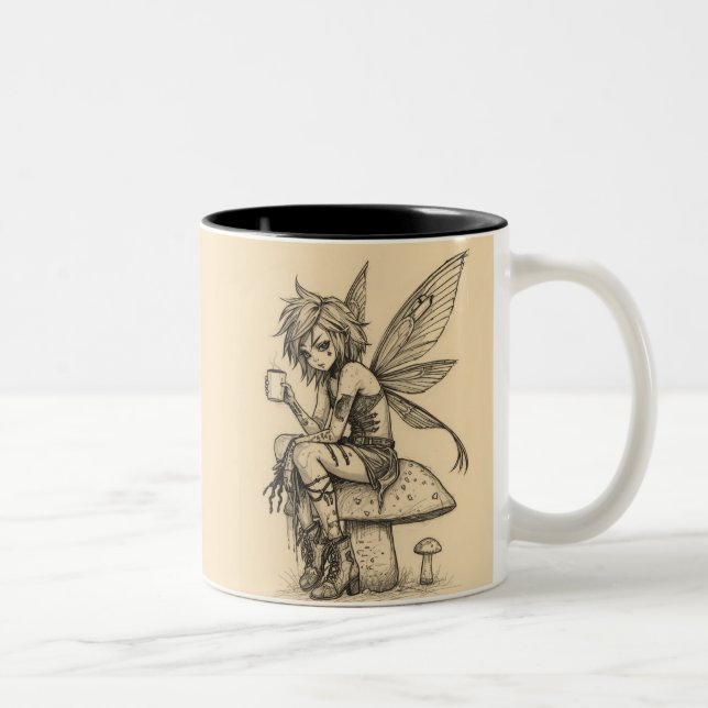 Kaffé Fairy Två-Tonad Mugg (Höger)