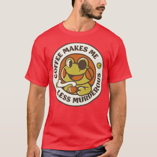 Kaffe får mig att känna Less Murderous Frog II av T Shirt