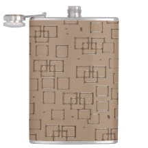 Kaffe Färgad Squares Mönster