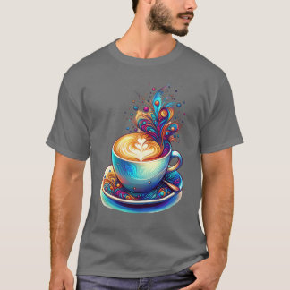 Kaffe Färgglatt present T Shirt