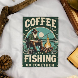 Kaffe & Fiske Går Ihop Vykort