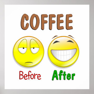 Kaffe för After Poster