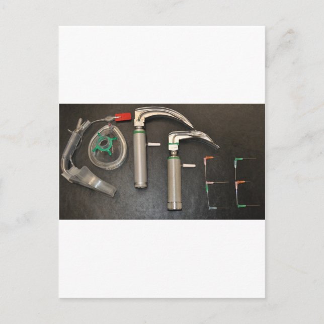 KAFFE FÖR ANESTETISTER VYKORT (Framsida)