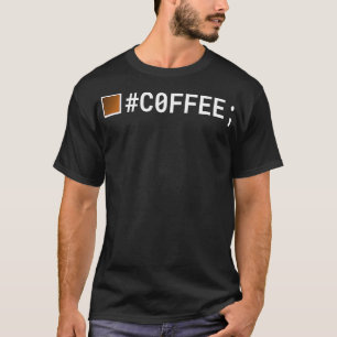 Kaffe för app-CSS-programmerare och Internet webbe T Shirt