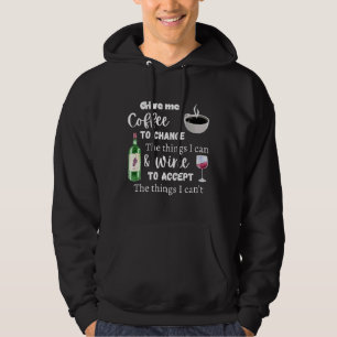 Kaffe för att byta Sak som jag kan och Vin för att Hoodie
