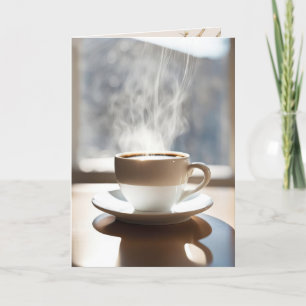 Kaffe för att du tänker på dig. kort