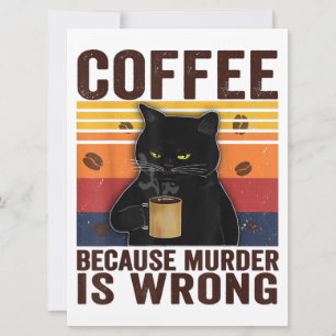 Kaffe för att mord är grova brott mot Kärlek