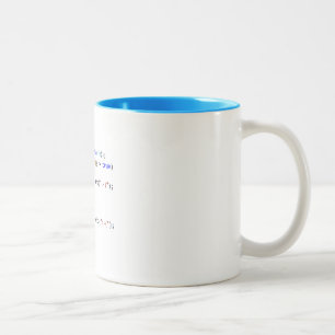 Kaffe för C# .NET softwareprogrammerare/Teamugg Två-Tonad Mugg